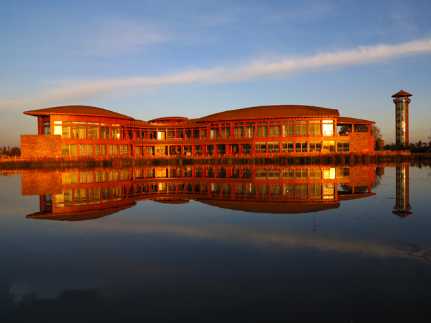最美夕阳湿地